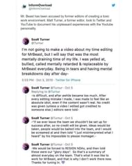 Matt Turner's now-deleted tweet in which he accused the YouTuber (Image via Sportskeeda)
